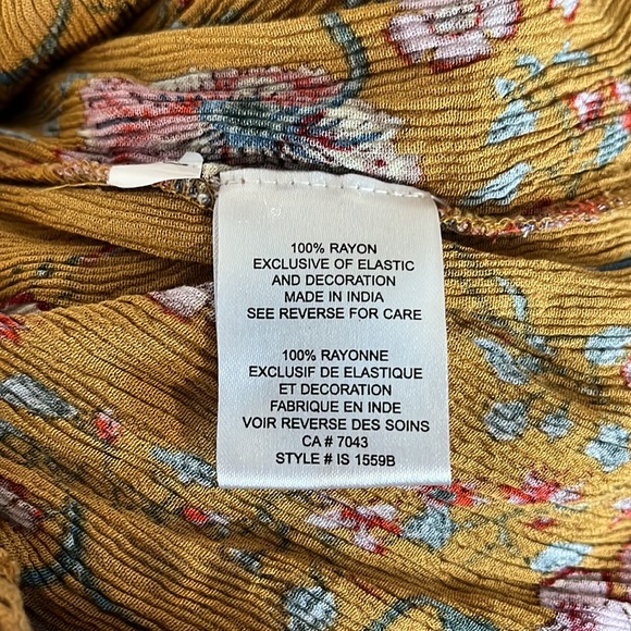 Patrons of Peace | Floral Mustard Jumpsuit - Picture 13 of 14